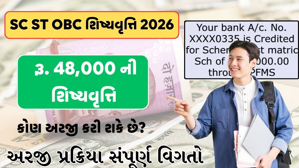 SC ST OBC Scholarship 2026